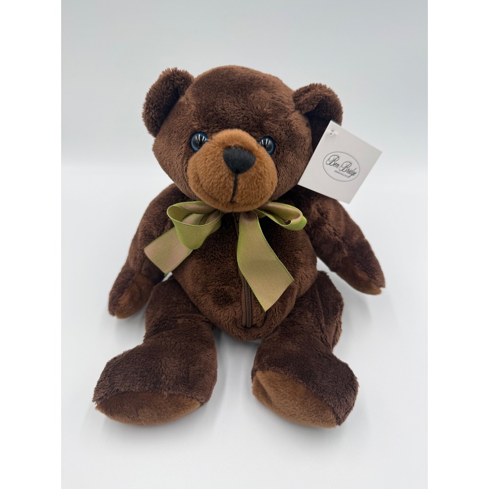 NWT Ben Bridge Benny Bear XIX 2005 Brown Plush Teddy Bear Jeweler Promo